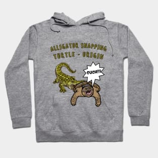 Alligator Snapping Turtle Origin Pun Hoodie